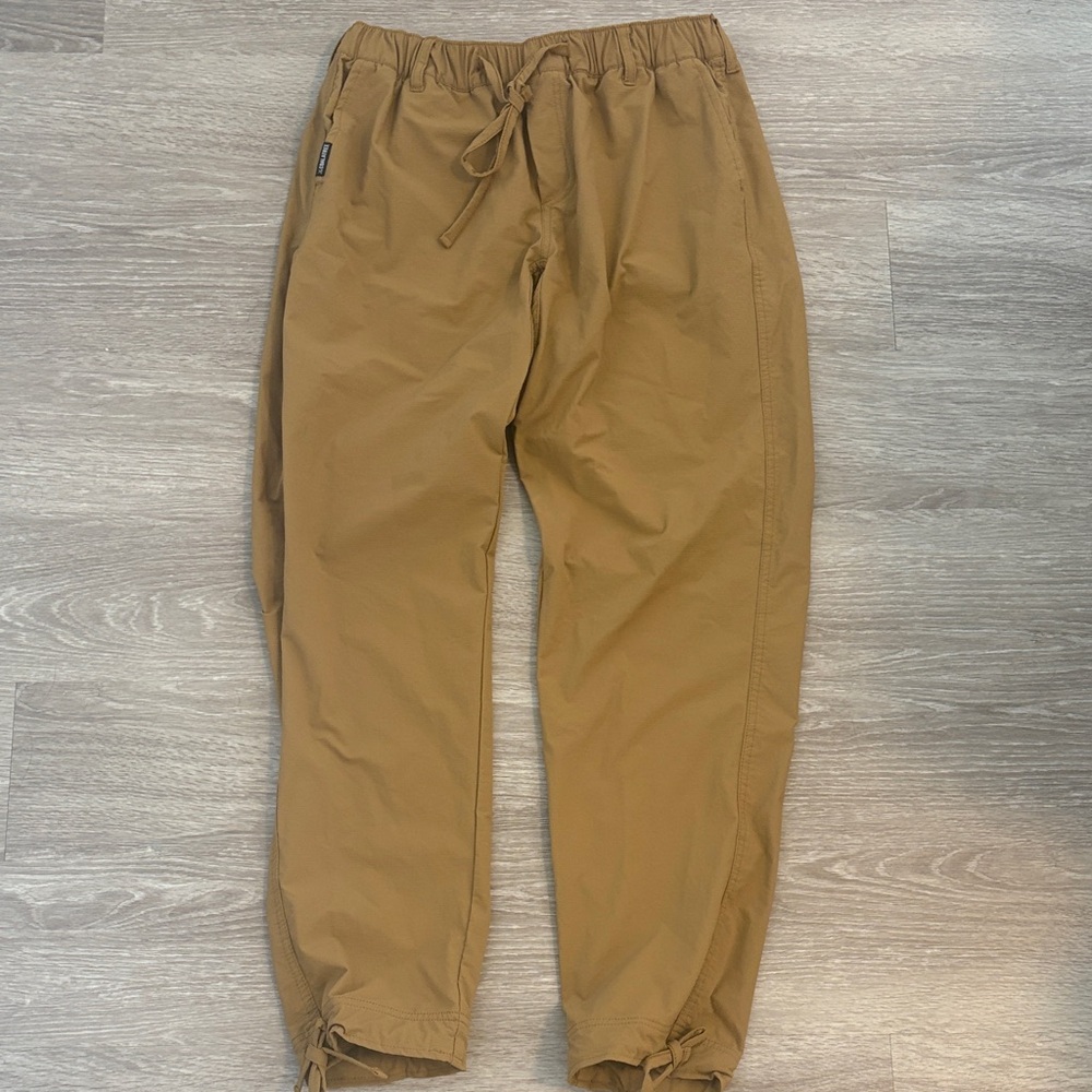 Unisex Coalatree Trailhead pants in tan/dark sand